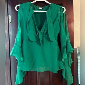 EUC Venus size 2 green top